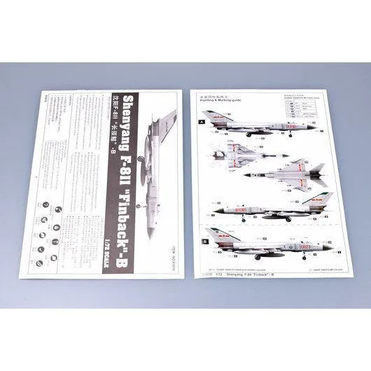 01610 1/72 Shenyang F8II Finback B Plastic Model Kit