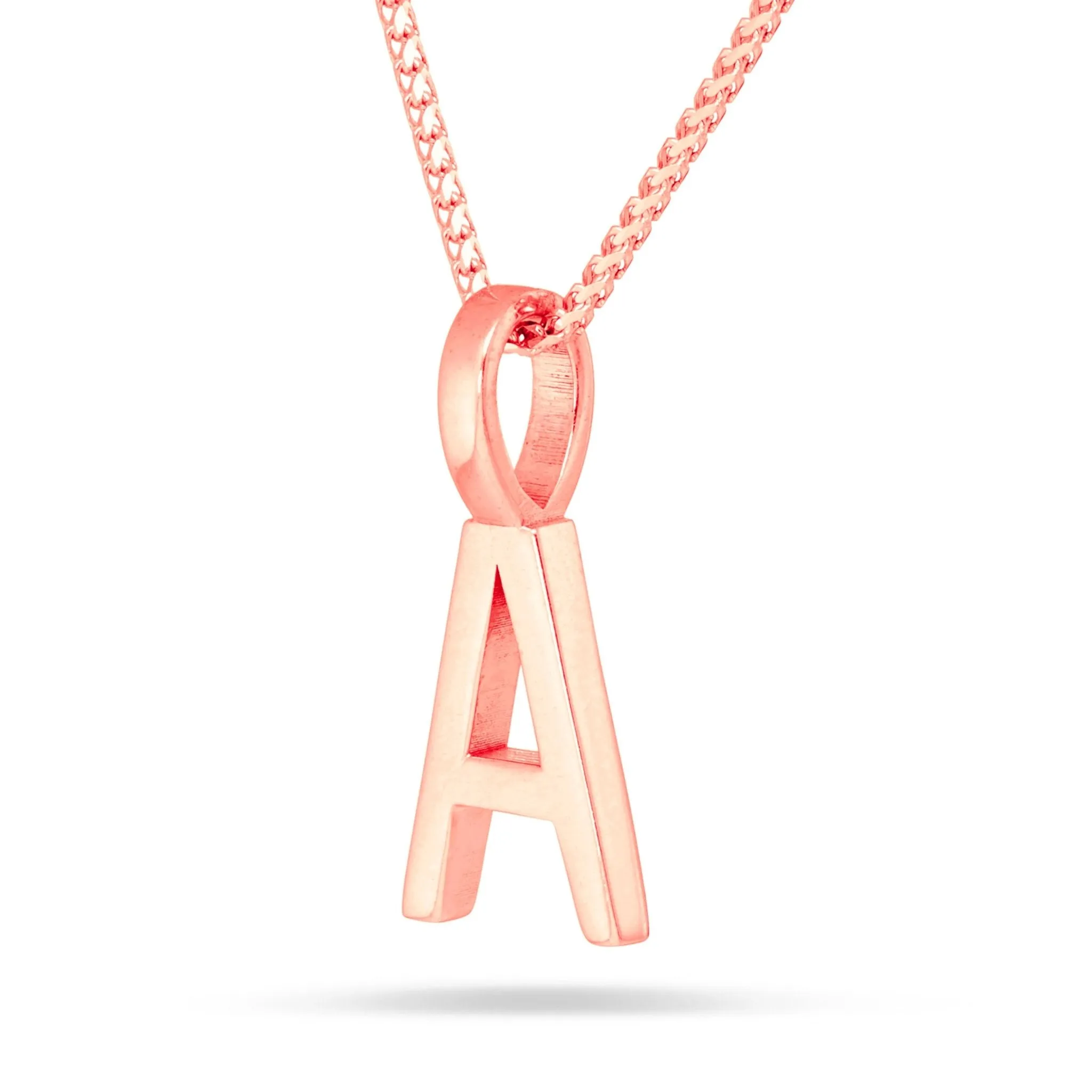 10K Solid Gold Initial Pendant
