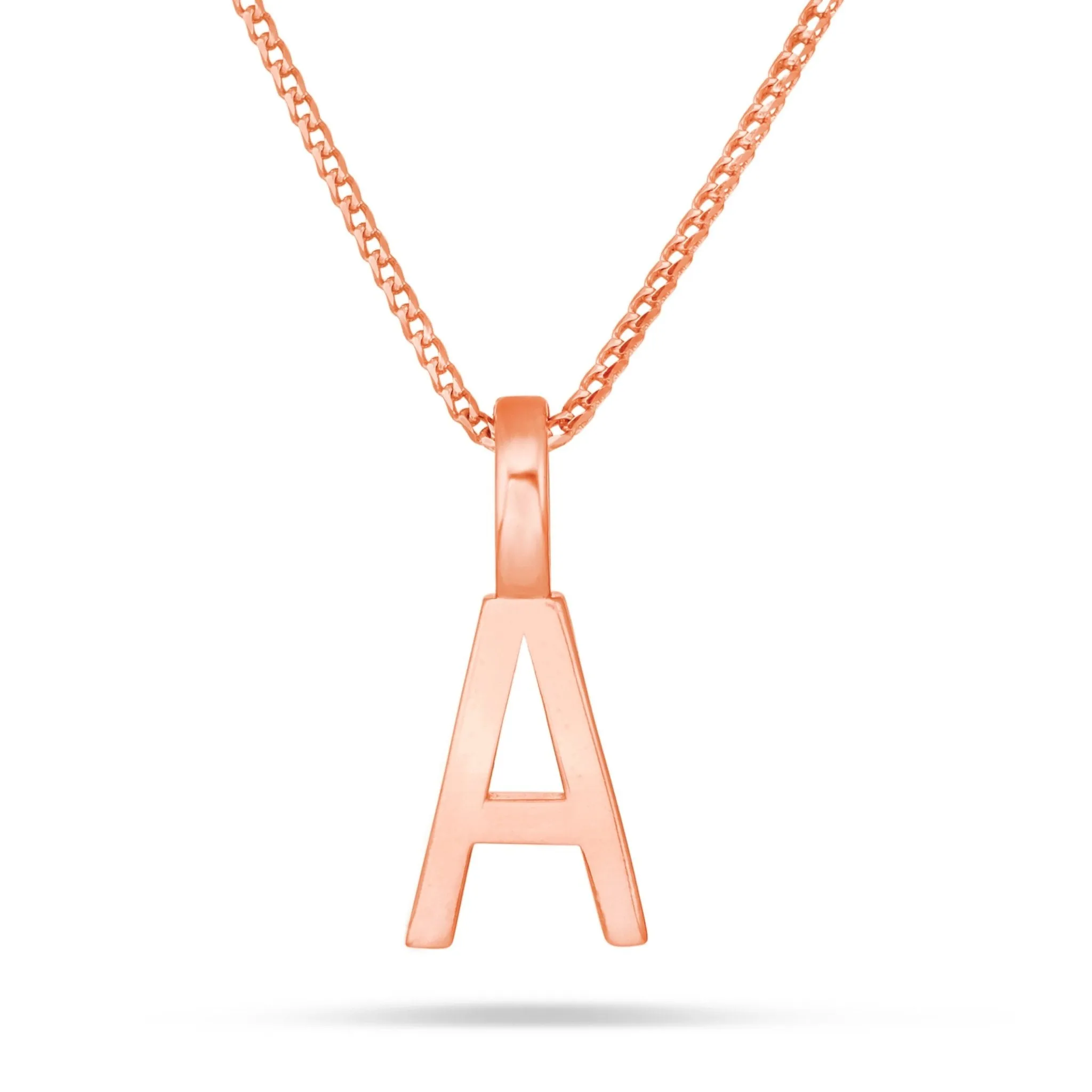 10K Solid Gold Initial Pendant