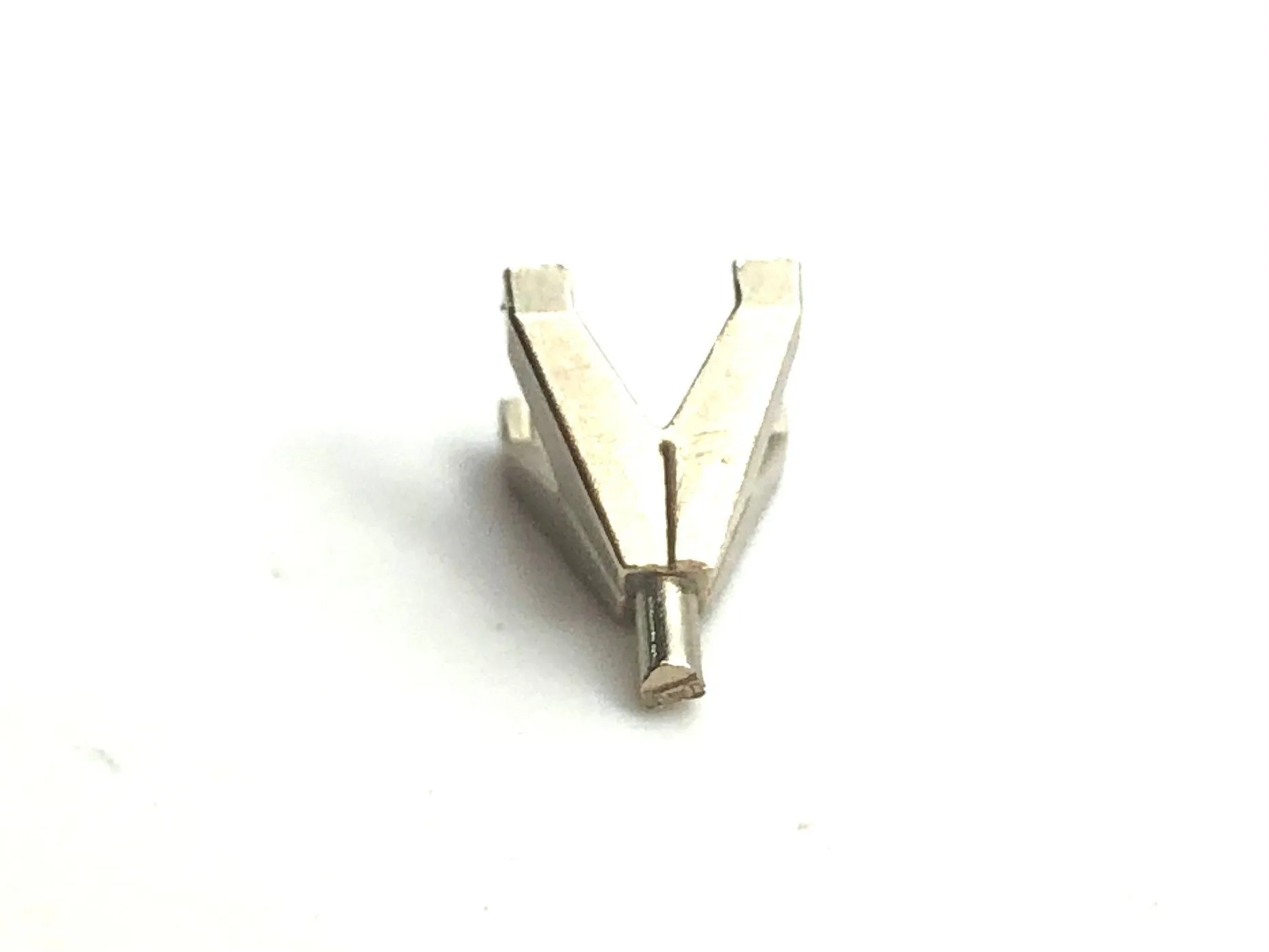 14K White Gold Light Weight Half Round Shanks Sku#SO38P-4.5