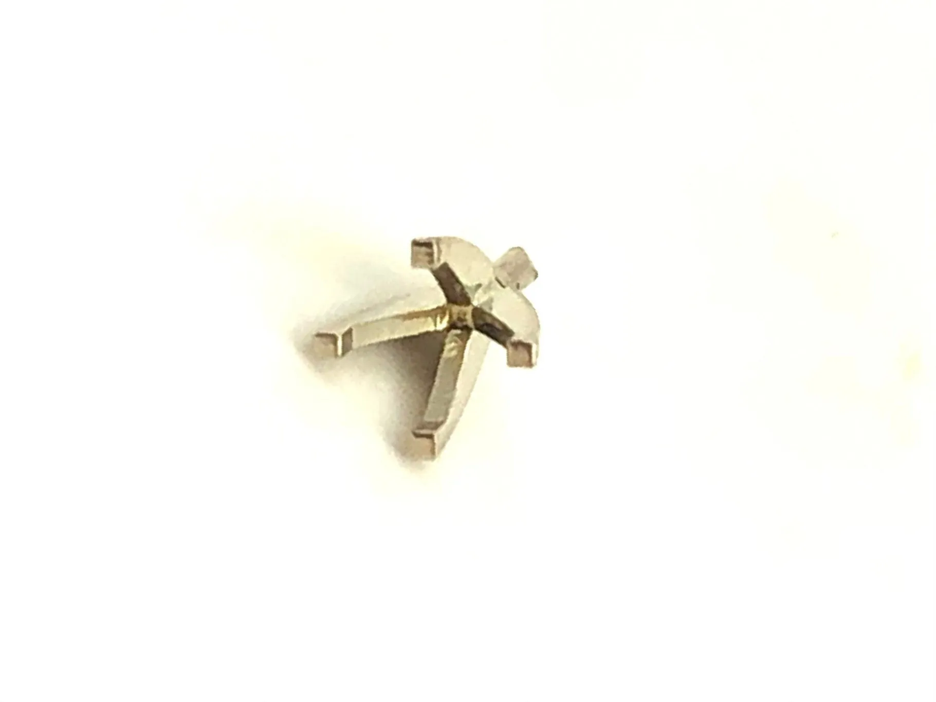 14K yellow gold light weight set 4 prong 25CT sku#911-25