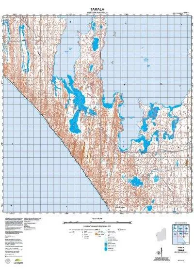 1644-4 Tamala Topographic Map by Landgate (2015)