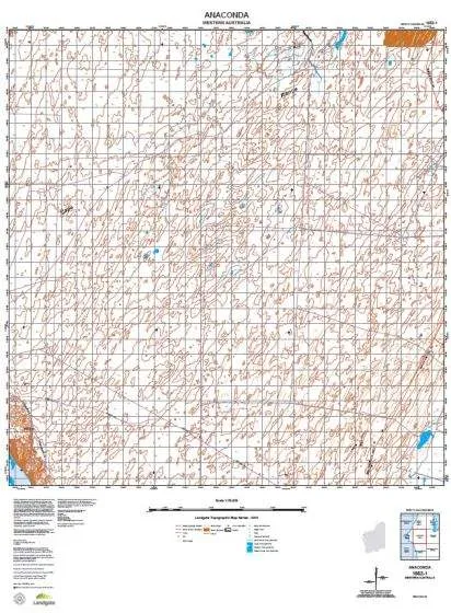 1652-1 Anaconda Topographic Map by Landgate (2015)