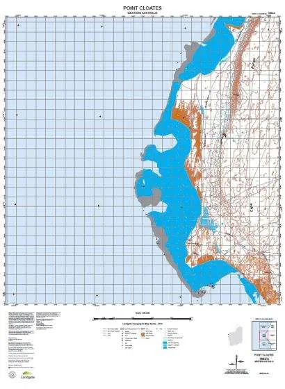 1652-4 Point Cloates Topographic Map by Landgate (2015)