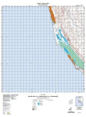 1741-4 Port Gregory Topographic Map by Landgate (2015)
