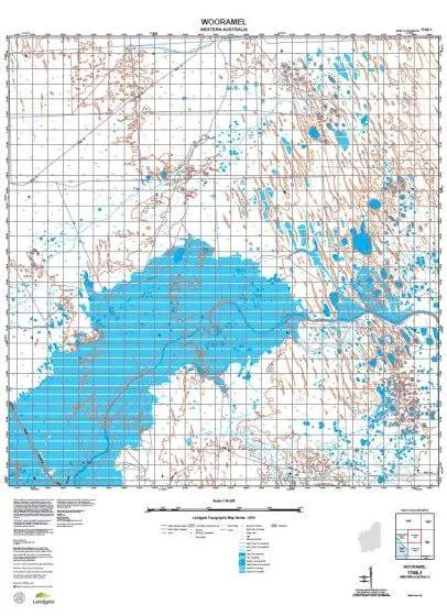1746-1 Wooramel Topographic Map by Landgate (2015)