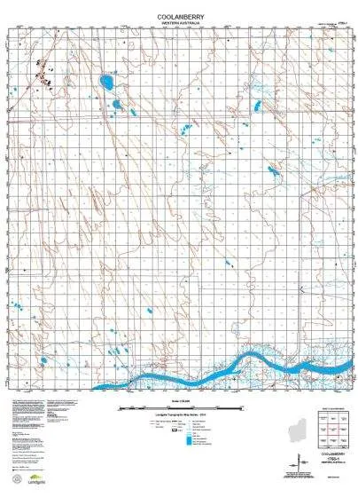 1750-1 Coolanberry Topographic Map by Landgate (2015)