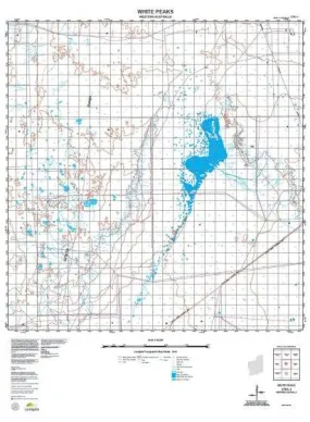 1751-1 White Peaks Topographic Map by Landgate (2015)