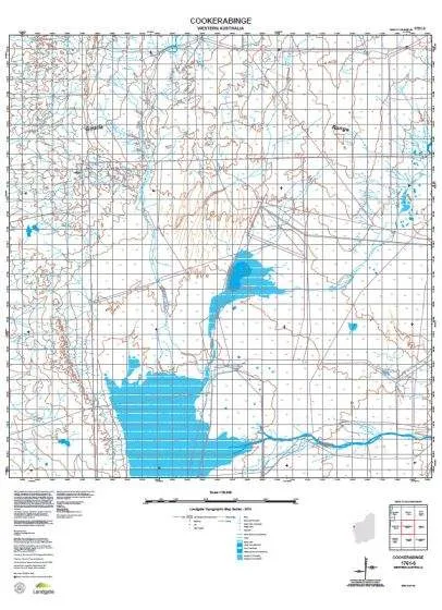 1751-3 Cookerabinge Topographic Map by Landgate (2015)
