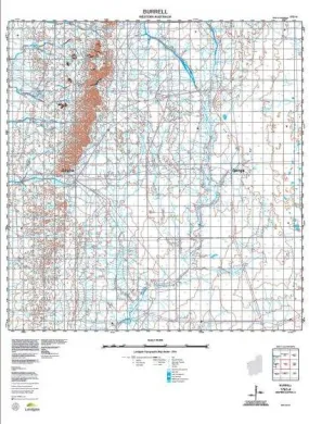 1751-4 Burrell Topographic Map by Landgate (2015)