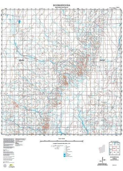 1752-3 Boongerooda Topographic Map by Landgate (2015)