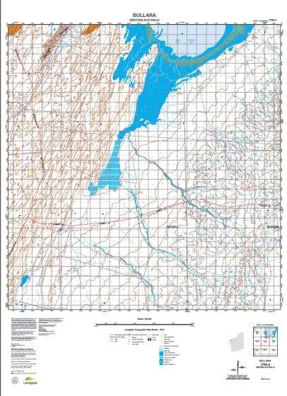 1752-4 Bullara Topographic Map by Landgate (2015)