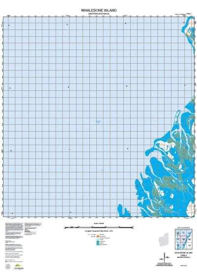 1753-1 Whalebone Island Topographic Map by Landgate (2015)