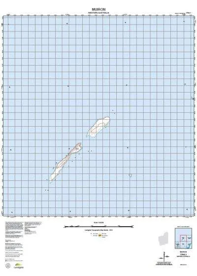 1754-1 Muiron Topographic Map by Landgate (2015)