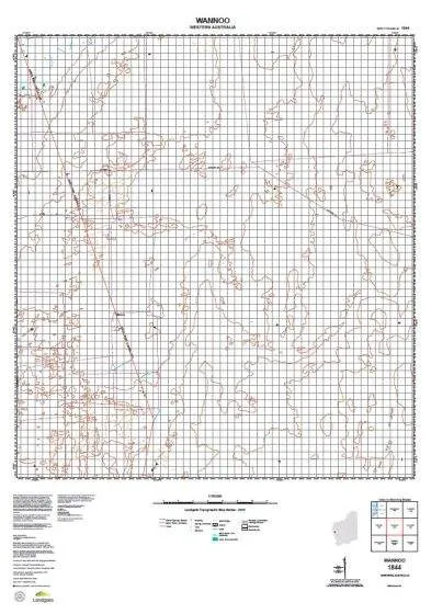 1844 Wannoo Topographic Map by Landgate (2015)