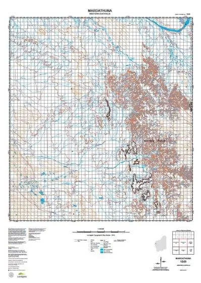 1849 Mardathuna Topographic Map by Landgate (2015)