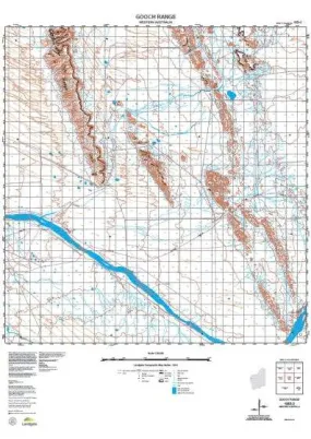 1850-2 Gooch Range Topographic Map by Landgate (2015)