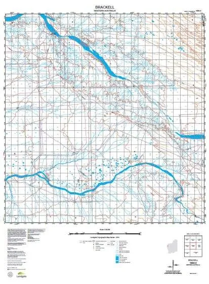 1850-3 Brackell Topographic Map by Landgate (2015)