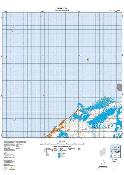 1854-1 Manicom Topographic Map by Landgate (2015)