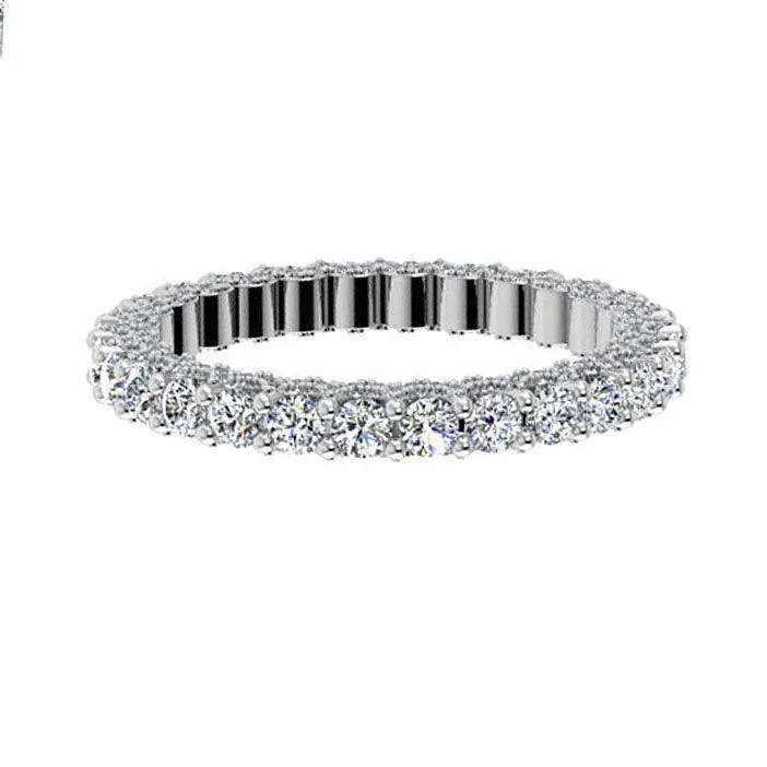 18k White Gold Diamond Eternity Ring 1.50 cts