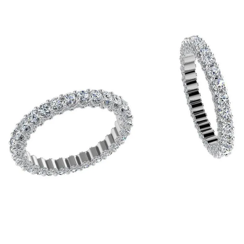 18k White Gold Diamond Eternity Ring 1.50 cts