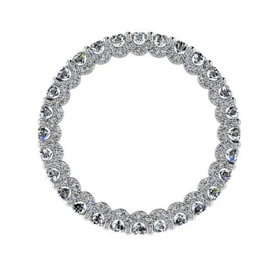 18k White Gold Diamond Eternity Ring 1.50 cts