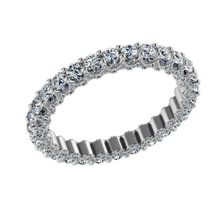 18k White Gold Diamond Eternity Ring 1.50 cts
