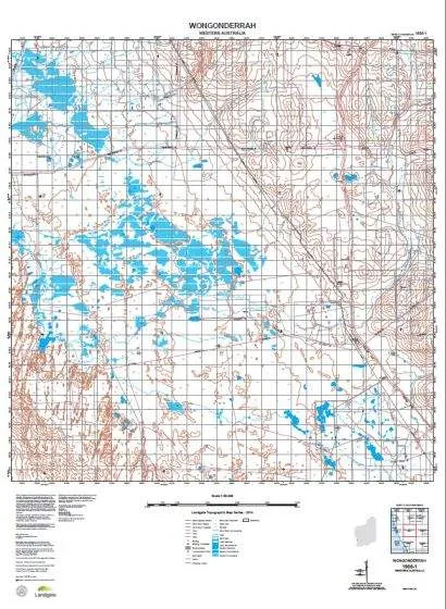 1936-1 Wongonderrah Topographic Map by Landgate (2015)