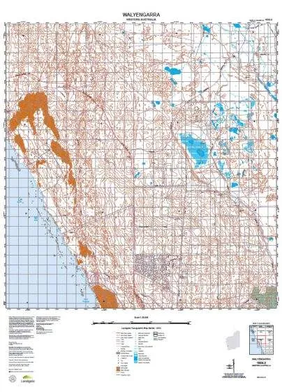 1936-2 Walyengarra Topographic Map by Landgate (2015)