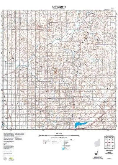 1938-1 Arrowsmith Topographic Map by Landgate (2015)