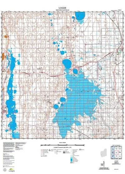 1938-3 Logue Topographic Map by Landgate (2015)