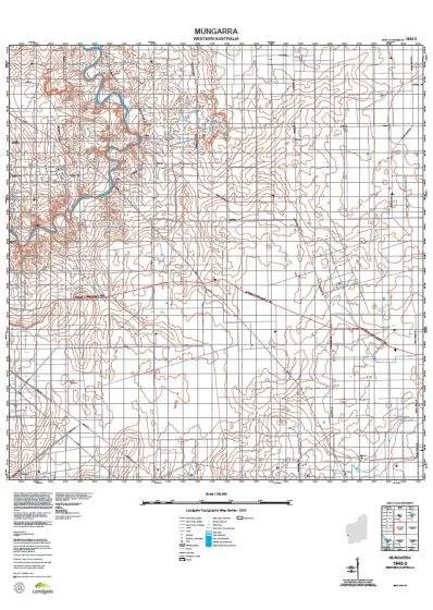 1940-3 Mungarra Topographic Map by Landgate (2015)