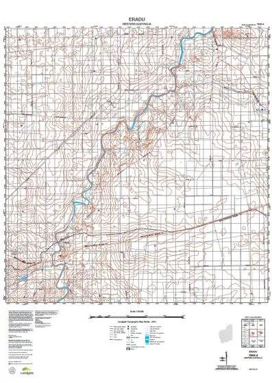 1940-4 Eradu Topographic Map by Landgate (2015)
