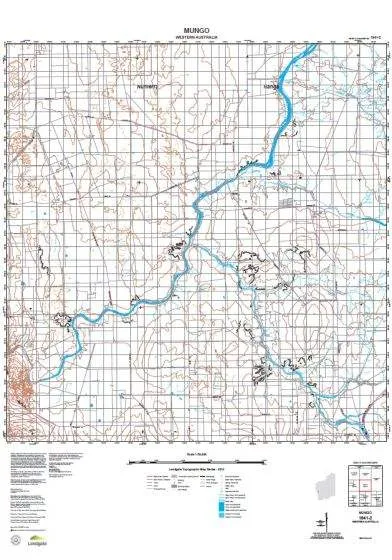 1941-2 Mungo Topographic Map by Landgate (2015)