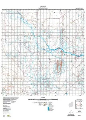 1950-4 Lyndon Topographic Map by Landgate (2015)