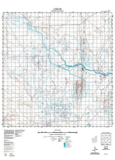 1950-4 Lyndon Topographic Map by Landgate (2015)