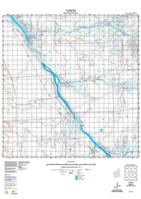 1951-4 Towera Topographic Map by Landgate (2015)