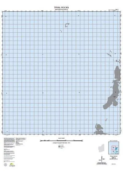 1957-2 Tryal Rocks Topographic Map by Landgate (2015)