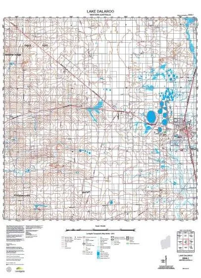 2036-1 Lake Dalaroo Topographic Map by Landgate (2015)