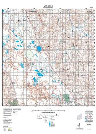 2036-3 Yatheroo Topographic Map by Landgate (2015)