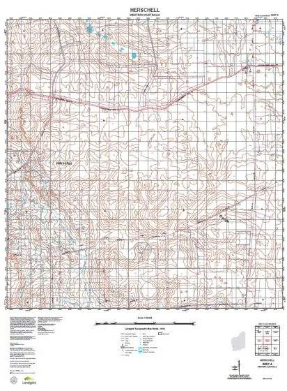 2037-4 Herschell Topographic Map by Landgate (2015)