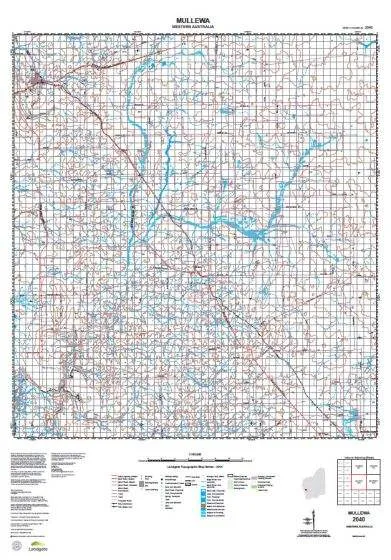 2040 Mullewa Topographic Map by Landgate (2015)
