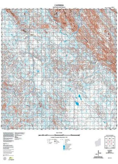 2050-1 Carinna Topographic Map by Landgate (2015)