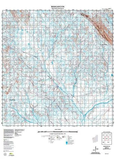 2050-3 Mangaroon Topographic Map by Landgate (2015)