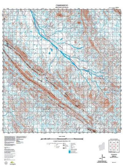 2050-4 Chararoo Topographic Map by Landgate (2015)