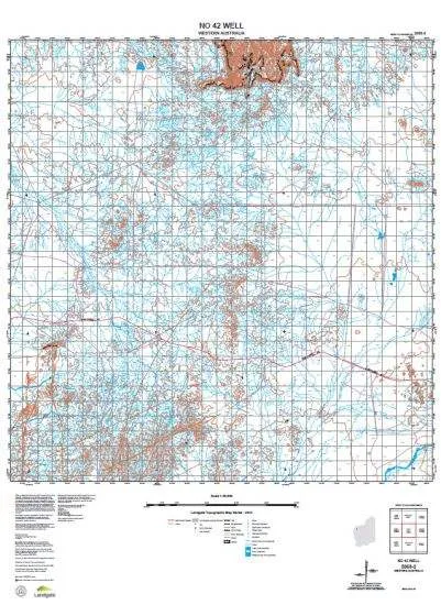 2053-2 No 42 Well Topographic Map by Landgate (2015)