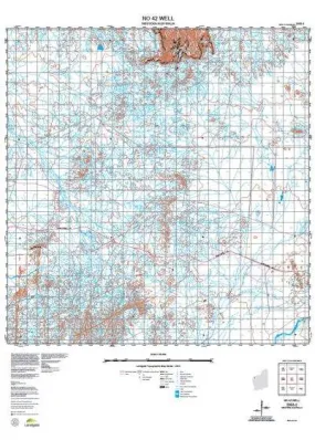 2053-2 No 42 Well Topographic Map by Landgate (2015)