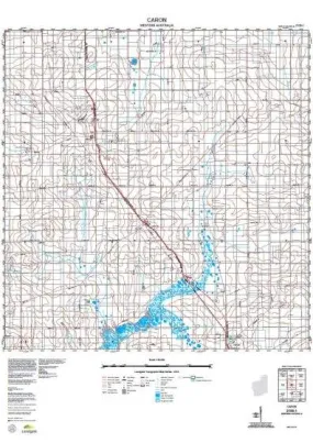2138-1 Caron Topographic Map by Landgate (2015)