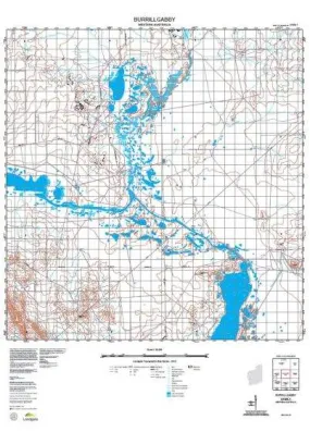 2139-1 Burrillgabby Topographic Map by Landgate (2015)