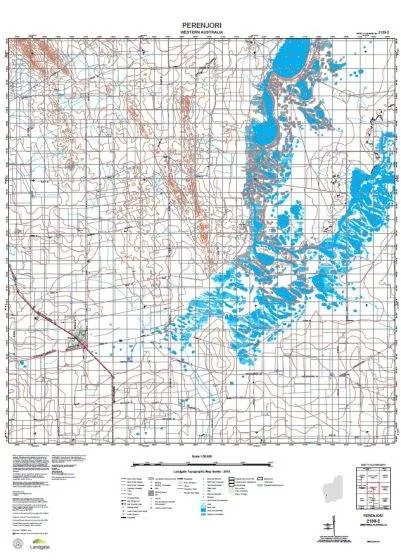 2139-2 Perenjori Topographic Map by Landgate (2015)